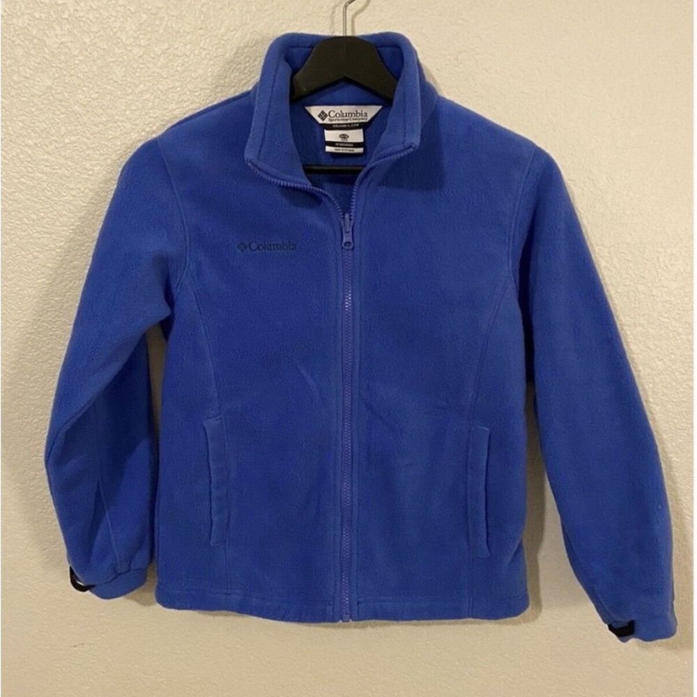 Columbia Fleece, blue, size youth boys 10/12